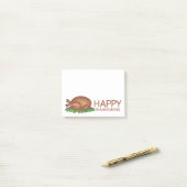 Happy Thanksgiving Turkey Dinner Holiday Post-its Post-it® Notes (Op bureau)