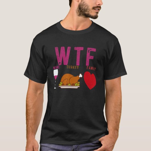 Happy Thanksgiving   Turkey Family Dinner Outfit T-shirt (Voorkant)