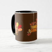 HAPPY THANKSGIVING TURKEY MOK (Voorkant links)