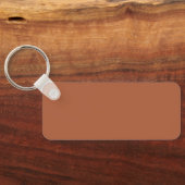 Happy Thanksgiving turkey op bruin Sleutelhanger (Achterkant)