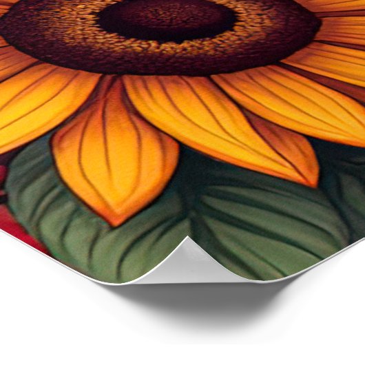 Happy Thanksgiving Turkey Poster (Hoek)