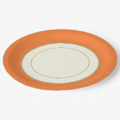 Happy Thanksgiving Turkey Rim Papieren Bordje (Gekanteld)