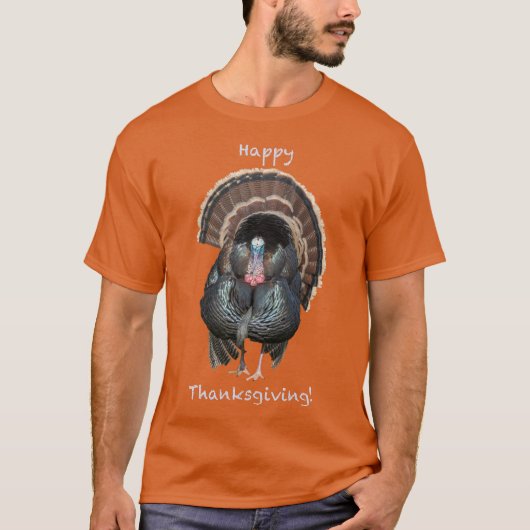 Happy Thanksgiving Turkey T-shirt (Voorkant)