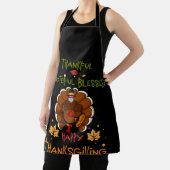 Happy thanksgiving Turkey With A Mask Thankful Schort (Insitu)