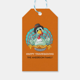 Happy Thanksgiving Turkije Cadeaulabel