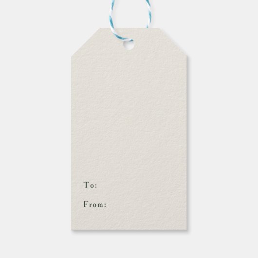 Happy Thanksgiving Turkije Diner Groen Cadeaulabel (Achterkant)