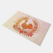 Happy Thanksgiving Turkije Doormat Deurmat (Schuin)
