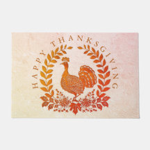 Happy Thanksgiving Turkije Doormat