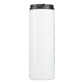 Happy Thanksgiving Turkije Football Nap Repeat Fun Thermosbeker (Achterkant)