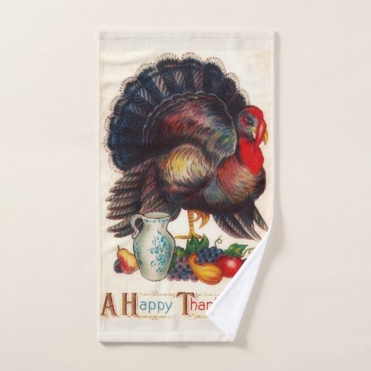 Happy Thanksgiving  Turkije Handdoek (Handdoek)