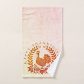 Happy Thanksgiving Turkije Handdoek (Handdoek)