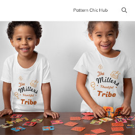 Happy Thanksgiving Turkije Herfst Reünie Familie T-shirt