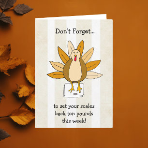 Happy Thanksgiving Turkije Humor Kaart