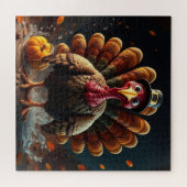 Happy Thanksgiving Turkije Legpuzzel (Horizontaal)