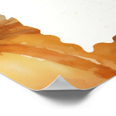 Happy Thanksgiving Turkije Oogstseizoen Poster (Hoek)