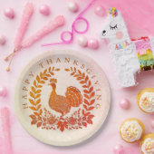 Happy Thanksgiving Turkije Papier Bord (Feest)