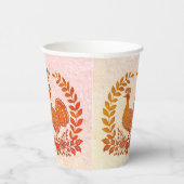 Happy Thanksgiving Turkije Papieren bekers (Rechts)