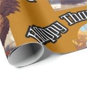 Happy Thanksgiving Turkije Parade Cadeaupapier (Rol Hoek)