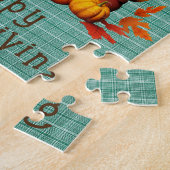Happy Thanksgiving Turkije Puzzel (Zijkant)