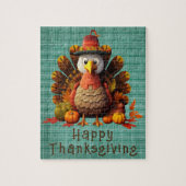 Happy Thanksgiving Turkije Puzzel (Verticaal)