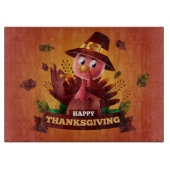 Happy Thanksgiving Turkije Snijplank (Voorkant)