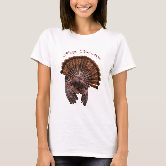 Happy Thanksgiving Turkije T-shirt (Voorkant)