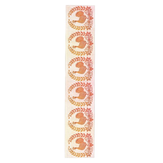 Happy Thanksgiving Turkije Tafelloper (Voorkant)