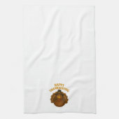 Happy Thanksgiving Turkije Theedoek (Verticaal)