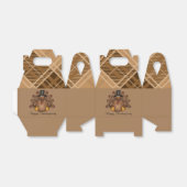 Happy Thanksgiving Turkije voeg naambericht toe Bedankdoosjes (Uitgevouwen)