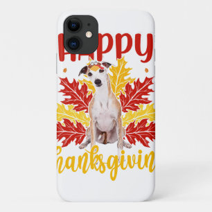 Happy Thanksgiving Turkije   Whippet lover Gift Case-Mate iPhone Case
