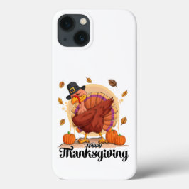 Happy Thanksgiving Typografie iPhone 13 Hoesje