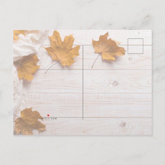 Happy Thanksgiving Uitnodiging Briefkaart (Achterkant)