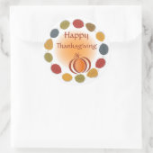 Happy Thanksgiving vakantie Sticker (Tas)