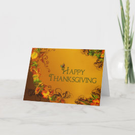 Happy Thanksgiving - valleien - Christelijk Feestdagen Kaart