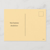 Happy Thanksgiving van makelaar Custom Name Feestdagenkaart (Achterkant)