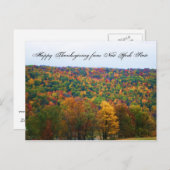 HAPPY THANKSGIVING VAN NEW YORK STATE briefkaart (Voorkant / Achterkant)