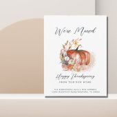 Happy Thanksgiving van onze New Home Moving Aankondiging