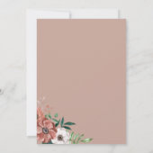 Happy Thanksgiving vanuit New Home Autumn Flower Aankondiging (Achterkant)