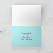 Happy Thanksgiving verjaardagstaarten, Turkije, ta Kaart (Binnen)