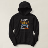 Happy Thanksgiving Video Game Controller Pilgrim C Hoodie (Design voorkant)