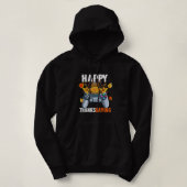 Happy Thanksgiving Video Game Controller Pilgrim C Hoodie (Design voorkant)
