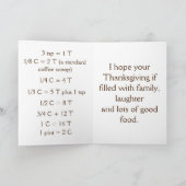 Happy Thanksgiving, Vintage Afbeelding van Meisje Feestdagen Kaart (Binnen)