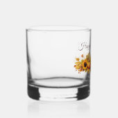 Happy Thanksgiving Vintage Pumpkins Custom Fall Whisky Glas (Rechts)