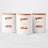 Happy Thanksgiving Voedselcontainer Etiket (Flessen)