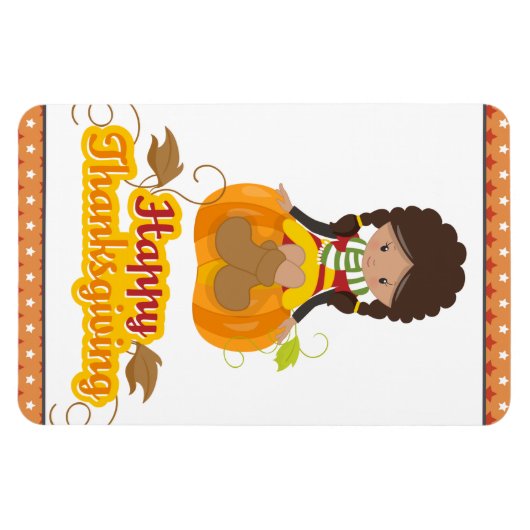 Happy Thanksgiving voor Daughters Magneet (Horizontaal)