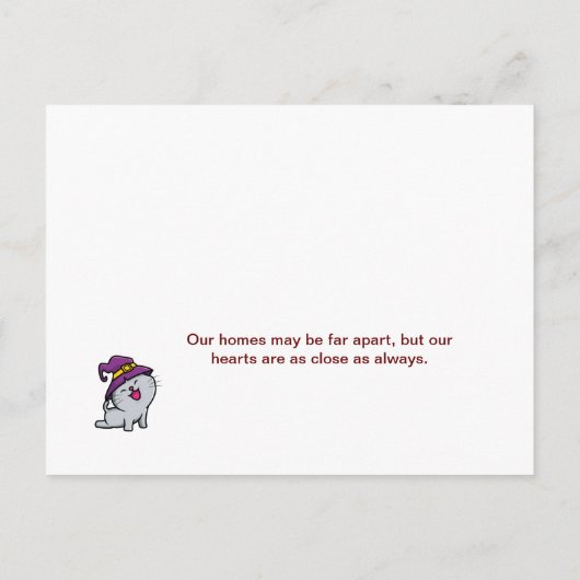 Happy Thanksgiving voor jou en je familie Briefkaa Briefkaart (Achterkant)