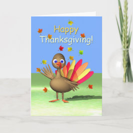Happy Thanksgiving voor kinderen - Baby Turkije Feestdagen Kaart