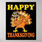 Happy Thanksgiving voor Turkije Dag Familiediner 1 Poster (Voorkant)