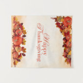 Happy Thanksgiving Wandkleed (Voorkant (horizontaal))