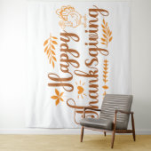 Happy Thanksgiving Wandkleed (In situ)